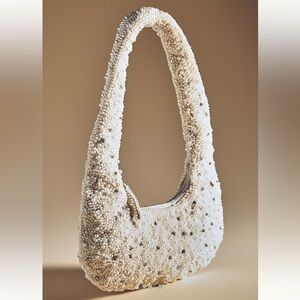 Pearl Embellished Shoulder Bag